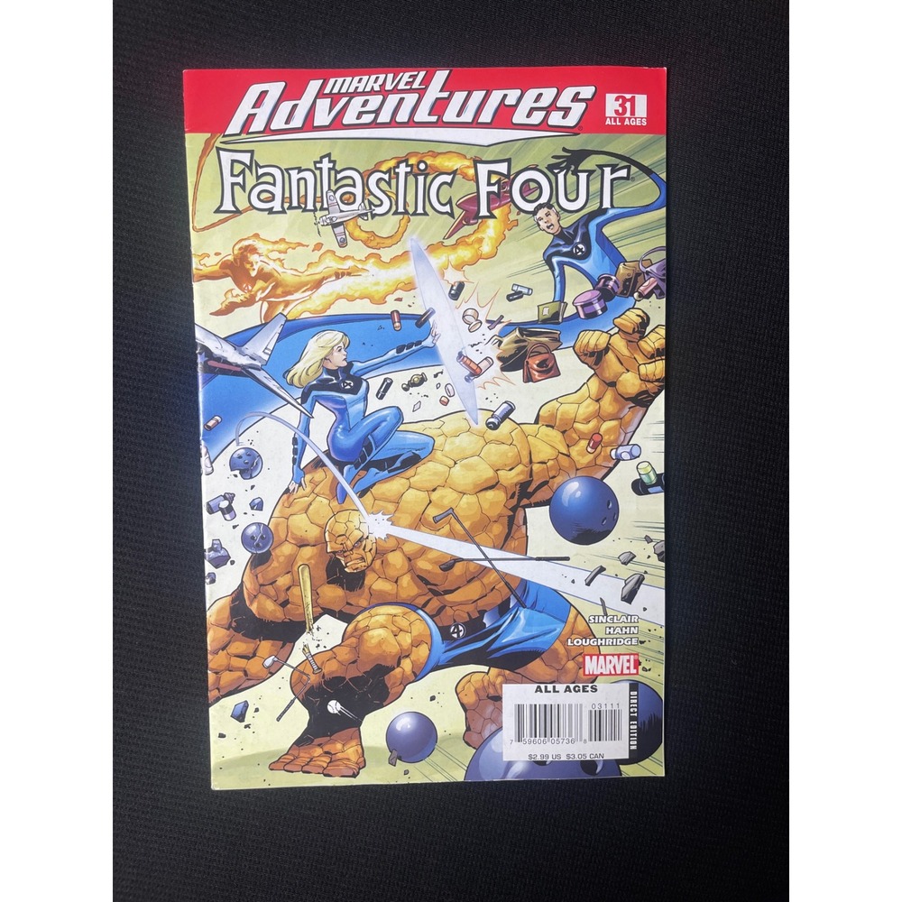 Marvel‎ Adventures Fantastic Four Comic Book Issue 31 All Ages Direct Edition